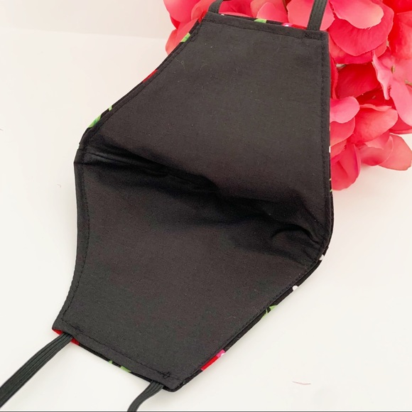 3/$25 Triple Layer Handmade Face Mask - Picture 3 of 4